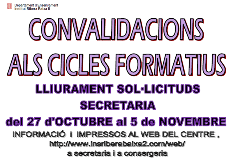 cartell convalidacions2015